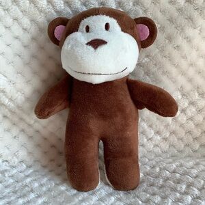 Unbranded Plush Little Brown Monkey Stuffed Animal Toy Embroidered Eyes 🐵